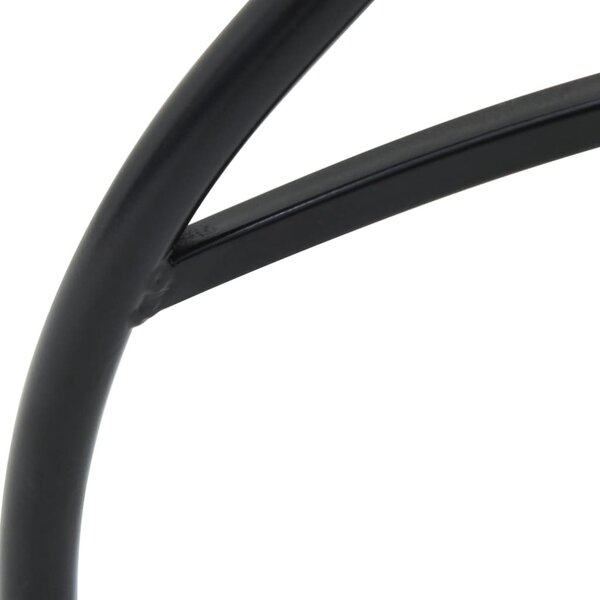 Fekete és fehér kerámia mozaikmintás bisztróasztal Ø50 x 70 cm