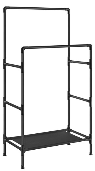 Moduláris ruhaállvány, Songmics, fekete, 83x45x157 cm