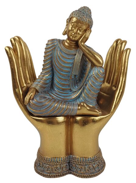 Buddha a kézben - szobor