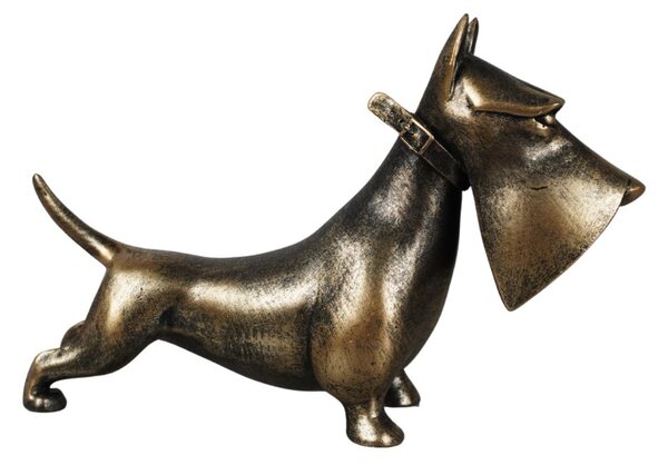 Bronz terrier - szobor