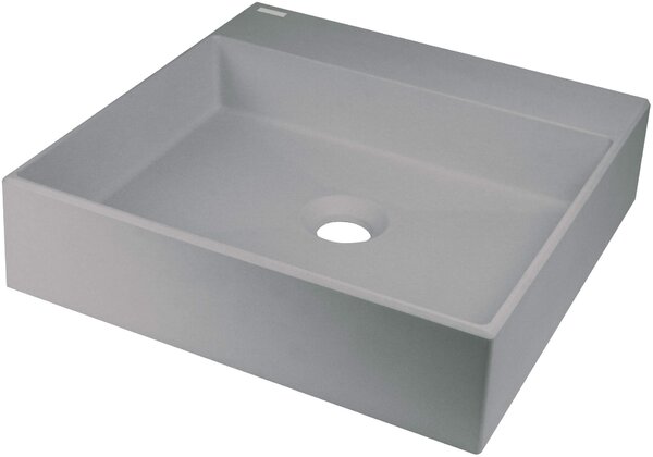 Deante Correo, gránit munkalap mosogató 400x400x100 mm, szürke metál, DEA-CQR_SU4S