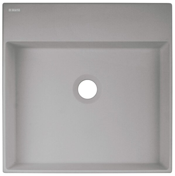 Deante Correo, gránit munkalap mosogató 400x400x100 mm, szürke metál, DEA-CQR_SU4S