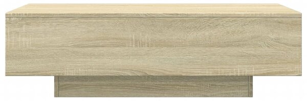 Sonoma tölgy színű szerelt fa dohányzóasztal 100 x 49,5 x 31 cm
