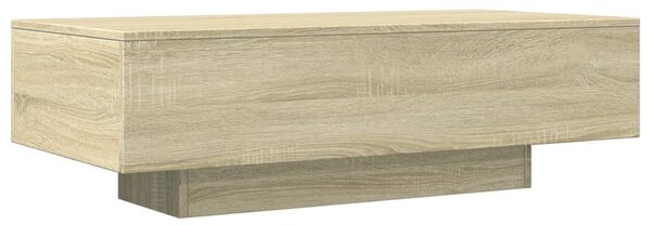 Sonoma tölgy színű szerelt fa dohányzóasztal 100 x 49,5 x 31 cm