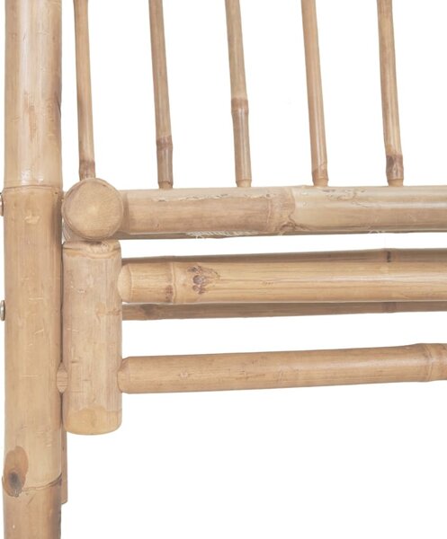 Bambusz kerti pad pergolával 116 cm