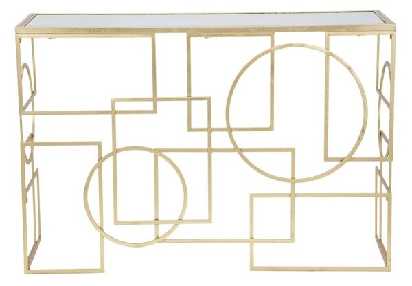 Aranyszínű konzolasztal 41x120 cm Marie – Mauro Ferretti