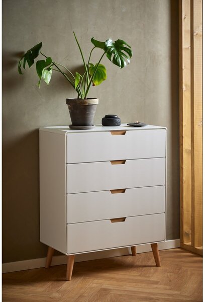 Fehér komód 80x100x40 cm Lowell – Actona
