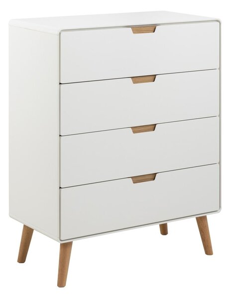 Fehér komód 80x100x40 cm Lowell – Actona