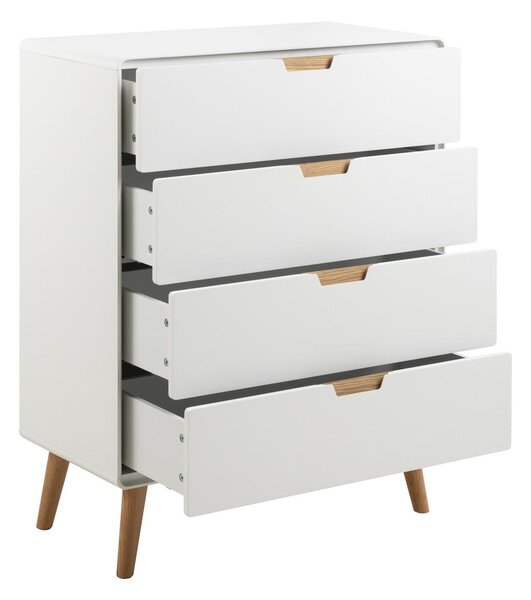 Fehér komód 80x100x40 cm Lowell – Actona
