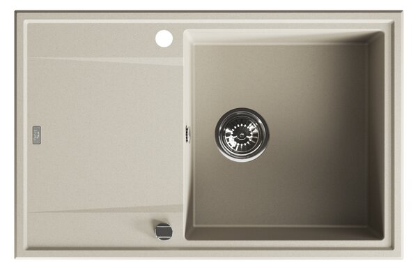 LAVEO Megalo - konyhai mosogató 790x490x230 mm, bézs, SBE_411T