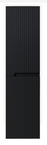 Piramida BETA fali fürdőszoba - állószekrény - PINO FEKETE - 35 x 150 x 30 cm