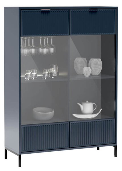 Aldabra Linkastyles LS-8 vitrin, indigókék