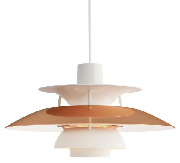 Függőlámpa Louis Poulsen, PH 5 Mini, dimmable, Réz, Nappali, Fém, Dizájn
