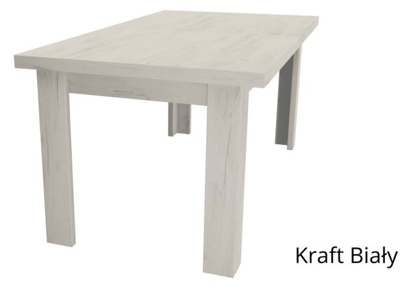 Aldabra kinyitható étkezőasztal (160-260 cm), fehér tölgy