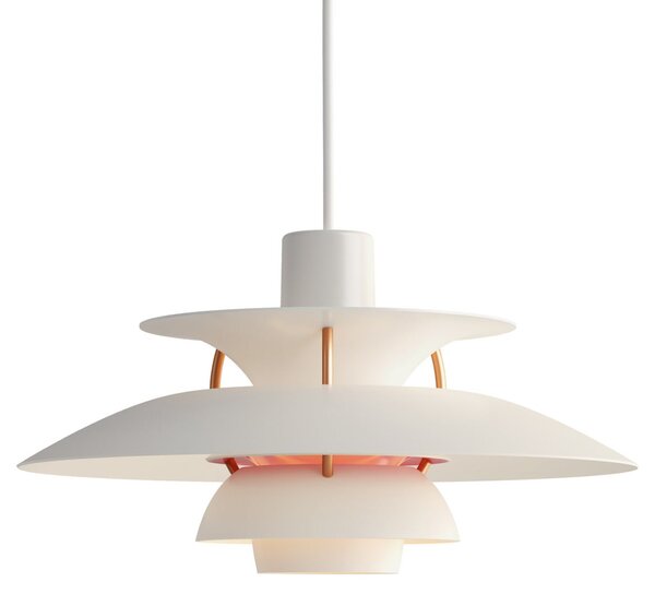Függőlámpa Louis Poulsen, PH 5 300, dimmable, Fehér, Nappali, Fém, Dizájn