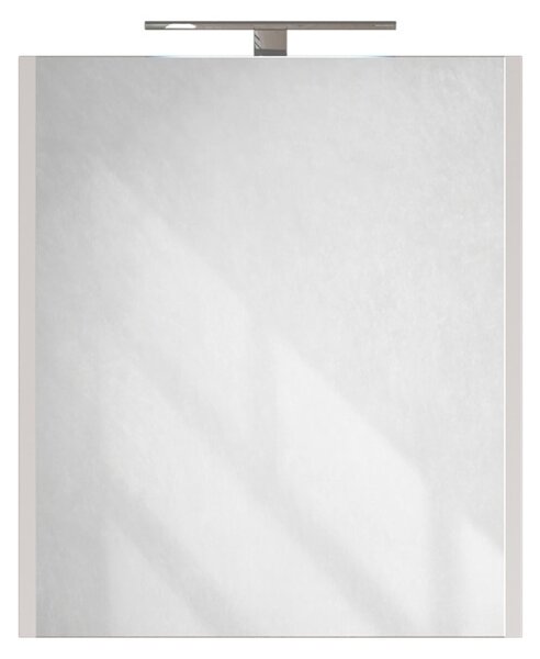 Piramida AKVA 60 H Tükrös fürdőszobai szekrény -1 ajtós kivitel - LED világítással - 60 x 69 x 13 cm