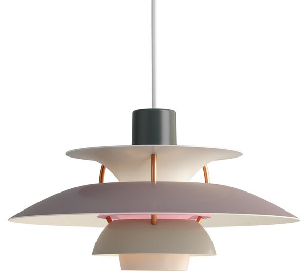 Függőlámpa Louis Poulsen, PH 5 Mini, dimmable, Szürke, Nappali, Fém, Dizájn