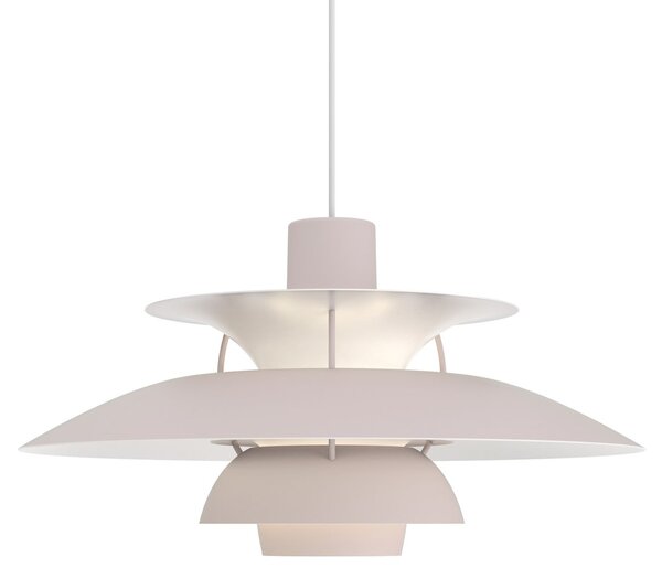 Függőlámpa Louis Poulsen, PH 5 500, dimmable, Szürke, Nappali, Fém, Dizájn