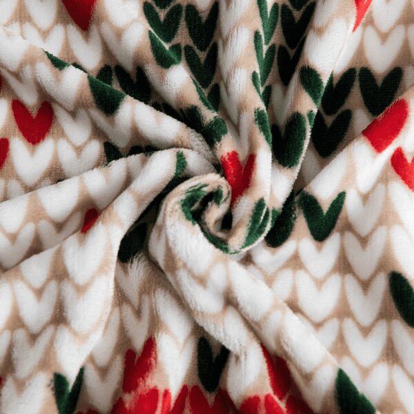Mikroplüss ágyneműhuzat szett FROSTED CHRISTMAS színes + mikroplüss lepedő SOFT 90x200 cm fehér, egyszemélyes ágyhoz