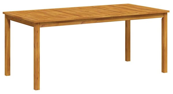 Tömör akácfa kerti étkezőasztal 180 x 90 x 75 cm