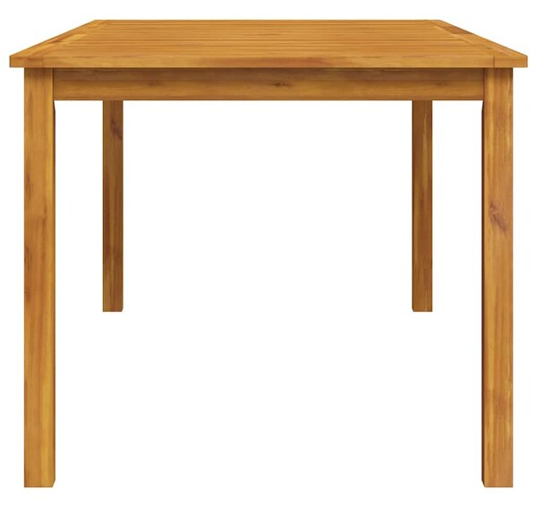 Tömör akácfa kerti étkezőasztal 180 x 90 x 75 cm