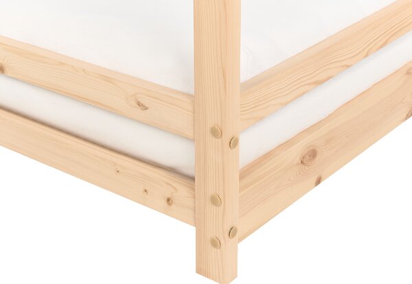 Gyerekágy Ház Fenyő APPY 90 x 200 cm Világosbarna