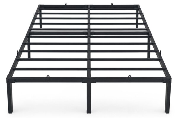 AKORD Furniture Factory Fém Ágyváz 140x190 cm Fekete Összecsukható Vendégágy