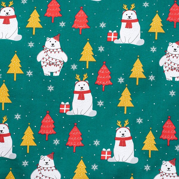 4Home Polar Bear pamut ágyneműhuzat, 140 x 200 cm, 70 x 90 cm