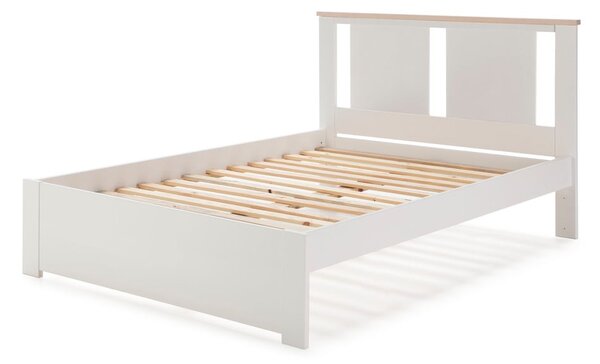 Enara fehér kétszemélyes ágy, 140 x 190 cm - Marckeric