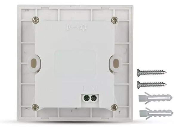 V-TAC 3W beltéri LED lépcsővilágítás, mozgásérzékelővel, természetes fehér - SKU 5570