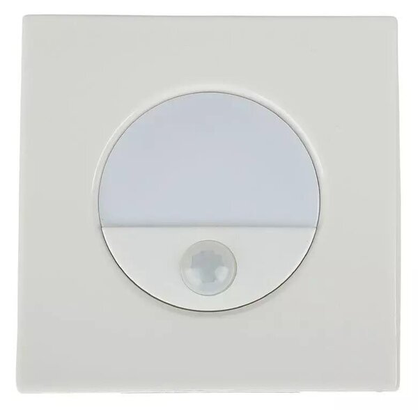 V-TAC 3W beltéri LED lépcsővilágítás, mozgásérzékelővel, természetes fehér - SKU 5570