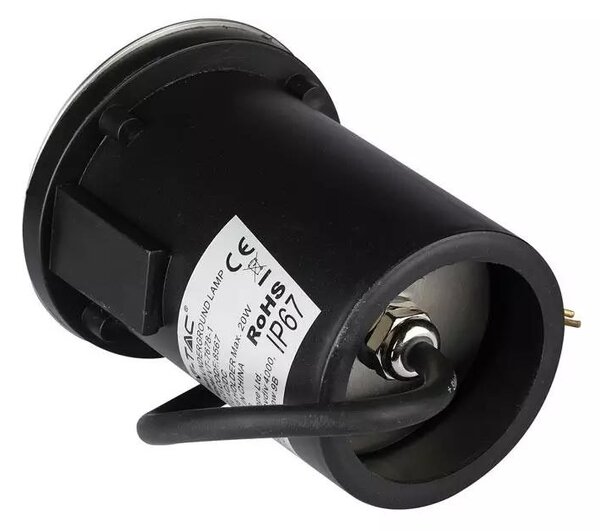 V-TAC 1 irányú talajlámpa, IP67, GU5.3 foglalattal - SKU 8567