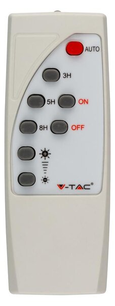 V-TAC napelemes utcai LED lámpa, térvilágító lámpatest 50W természetes fehér - SKU 5502