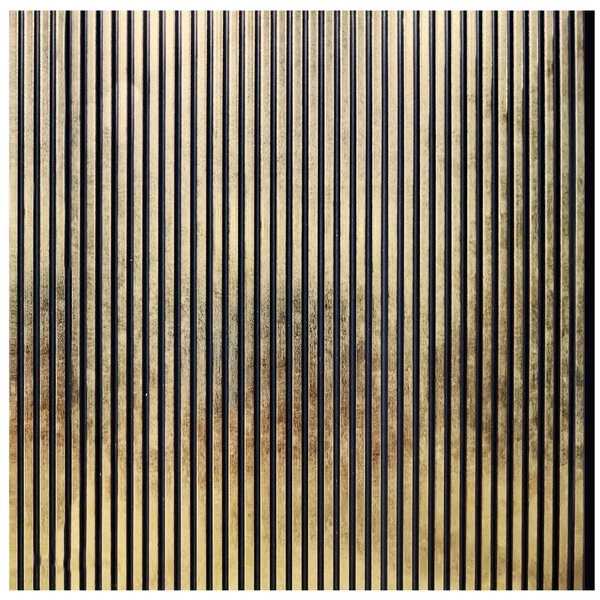 LuxWood Gold - dekor fali panel, arany színben