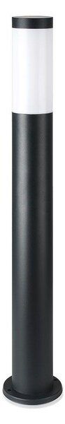 V-TAC kültéri, rozsdamentes acél, fekete állólámpa, 80 cm, E27 foglalattal - SKU 8978