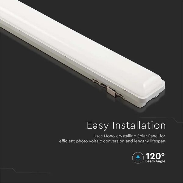 V-TAC szolár LED lámpatest mozgásérzékelővel, 3in1, távirányítóval - SKU 6500