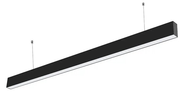 V-TAC fekete mennyezetre függeszthető lineáris LED lámpa 120cm 40W hideg fehér - SKU 21600
