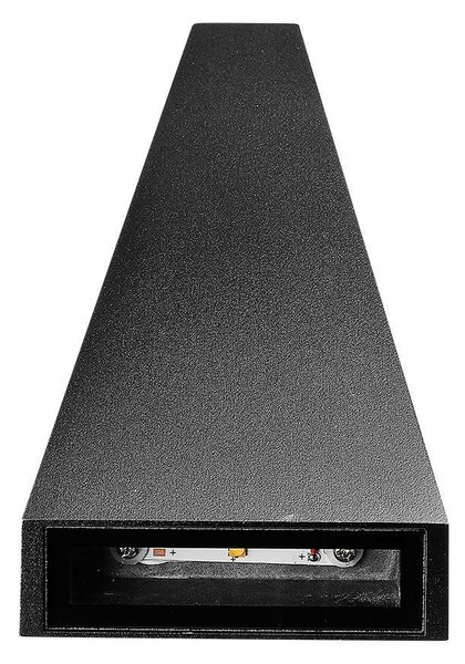 V-TAC 4W kültéri, fekete, fali LED lámpa természetes fehér - SKU 218298