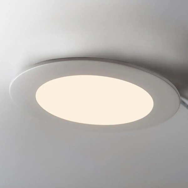V-TAC süllyeszthető kerek fémházas LED panel 18W hideg fehér - SKU 214862