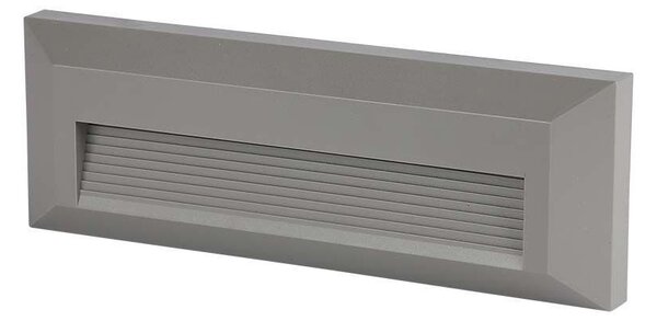 V-TAC 3W szürke LED lépcsővilágítás, IP65, meleg fehér - SKU 211331