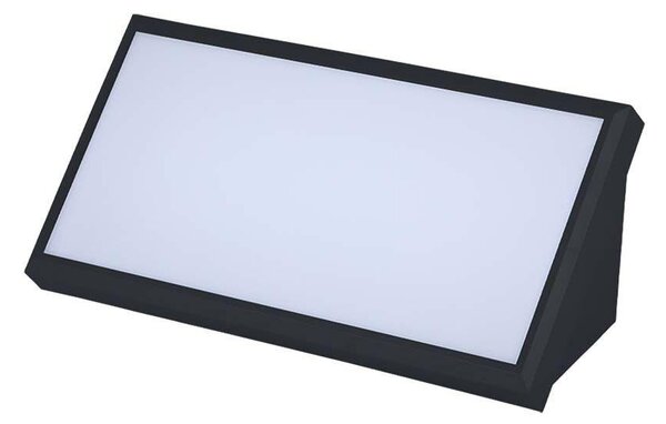 V-TAC Landscape 20W kültéri fali LED lámpa természetes fehér, fekete házzal, 100 Lm/W - SKU 6811