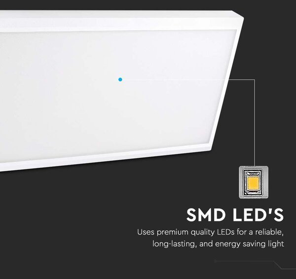 V-TAC Landscape 20W kültéri fali LED lámpa természetes fehér, fehér házzal, 100 Lm/W - SKU 6817