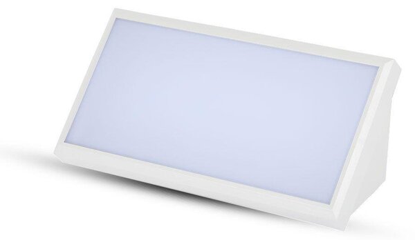 V-TAC Landscape 20W kültéri fali LED lámpa természetes fehér, fehér házzal, 100 Lm/W - SKU 6817