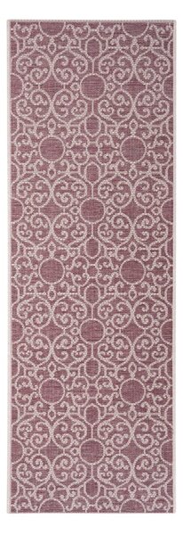 Nebo lila-bézs kültéri szőnyeg, 70 x 200 cm - NORTHRUGS