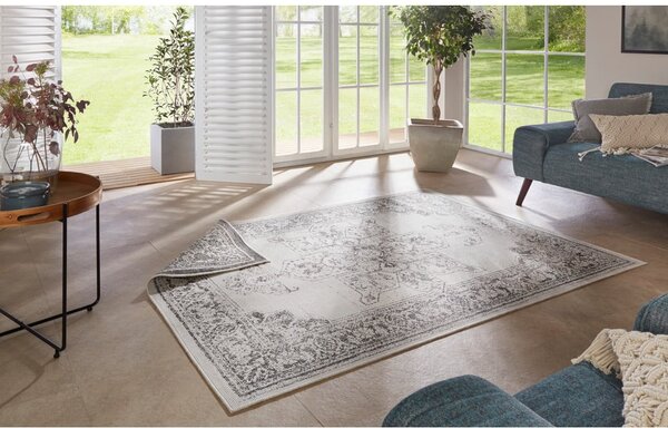 Borbon szürke-krémszínű kültéri szőnyeg, 120 x 170 cm - NORTHRUGS