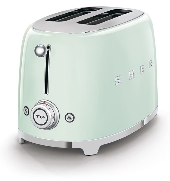 Smeg 50's Style TSF01PGEU mentazöld retro design kenyérpirító
