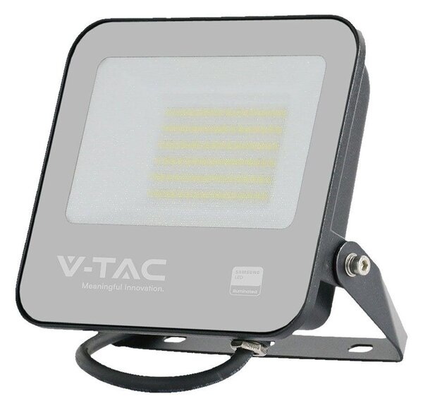 V-TAC PRO LED reflektor 50W természetes fehér, fekete házzal - SKU 23688
