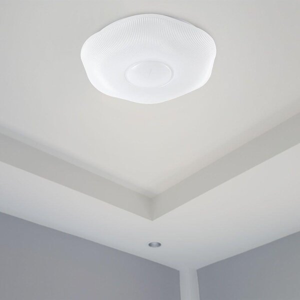 V-TAC 40W mennyezeti LED lámpa Szilvavirág búrával, változtatható szinhőmérséklettel - SKU 23587