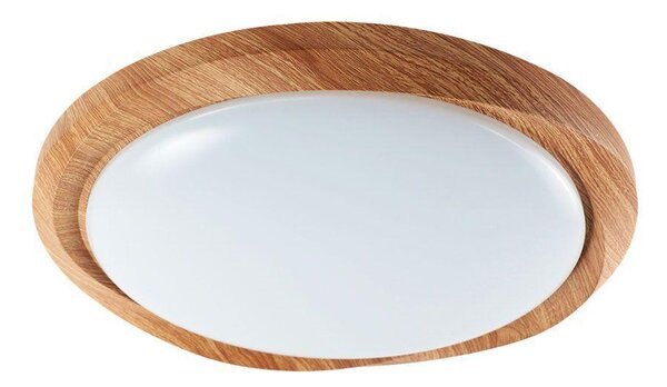 V-TAC Cyclone 60W mennyezeti LED lámpa, változtatható szinhőmérséklettel, fa hatású búra - SKU 23586