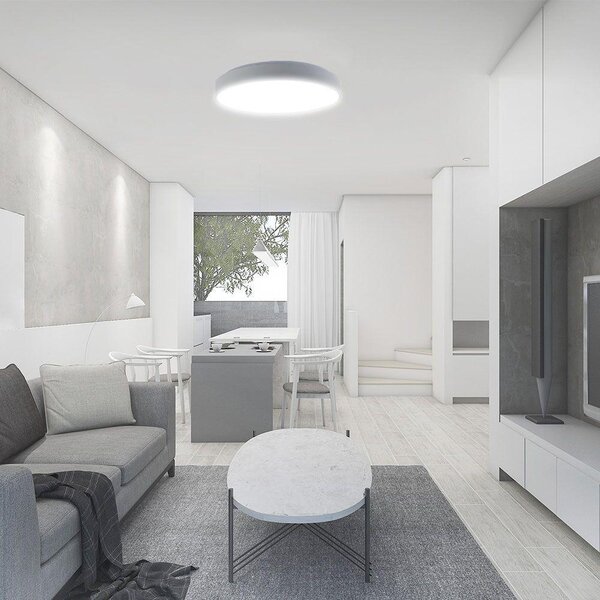 V-TAC 40W mennyezeti LED lámpa elengáns búrával, változtatható szinhőmérséklettel - SKU 23589